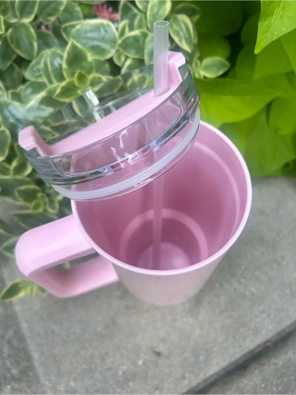 Pink Ghost-Themed Insulated Travel Tumbler